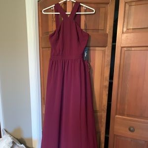 Brand new beautiful maroon dress!